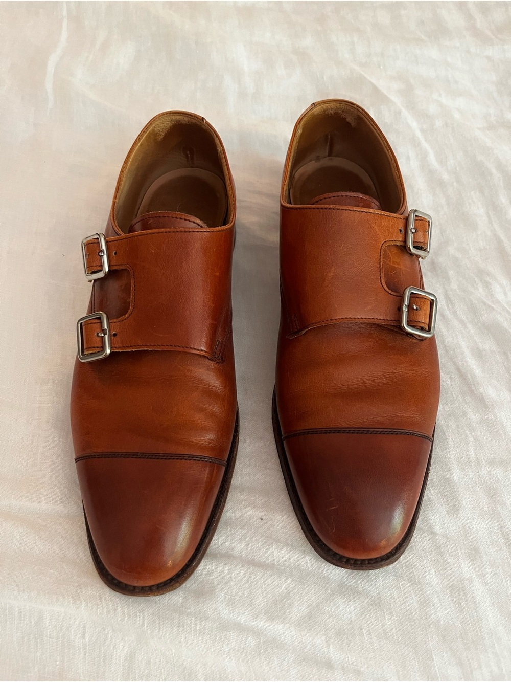 Crockett & Jones women’s double strap loafers